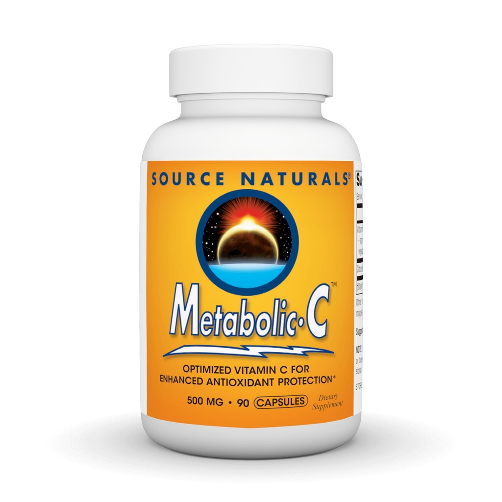 Quelle Naturals Metabolic C, Optimiertes Vitamin C für Enhanced Antioxidant Protection*, 500 mg - 90 Kapseln