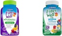 Vitafusion Fiber Well + Probiotics 60 Count und Fiber Well Fit 90 Count Gummy Vitamin Bundles
