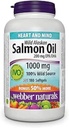 Webber Naturals Wild Alaskan Lachsöl Softgel, 200mg 180 Count