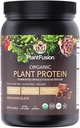 SOTRU Organic Vegan Protein Powder - Ganzes Essen, Pflanzenbasiertes Proteinpulver mit grünen Superfoods, Enzymes & Probiotics - USDA Certified Organic, Non-GMO, Gluten-Free - Schokolade 18.5 oz, 21 Servierungen