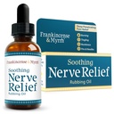 Frankincense & Myrrh Beruhigende Nerve Relief Reiben Öl, Neuropathie Schmerz Relief für Hände & Füße - mit Menthol und Frankincense Ätherische Öle, 2 Fl. Oz. Maximale Stärke für Fuß