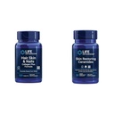 Life Extension Hair, Skin & Nails Collagen Plus Formel 120 Count & Skin Restoring Ceramide 30 flüssige vegetarische Kapseln