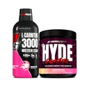 PROSUPPS L-Carnitin 3000 Stimulant freie flüssige Schüsse (31 Servierungen, Drachenfrucht) und Mr. Hyde Signature Serie Pre-Workout Energy Powdered Drink (30 Servierungen, Wassermelone) Bundle