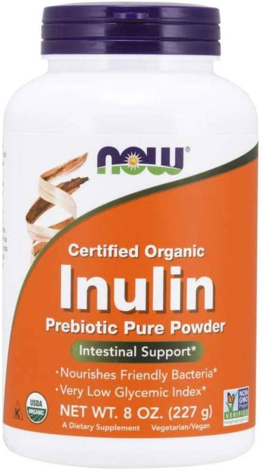 JETZT Inulin Prebiotic Fos, 8-Ounces (Pack von 2)