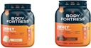 Body Fortress 100% Whey, Premium Protein Powder, Vanille, 1.74lbs (Packaging May Vary) & 100% Whey, Premium Protein Powder, Chocolate, 1.78lbs (Packaging May Vary)