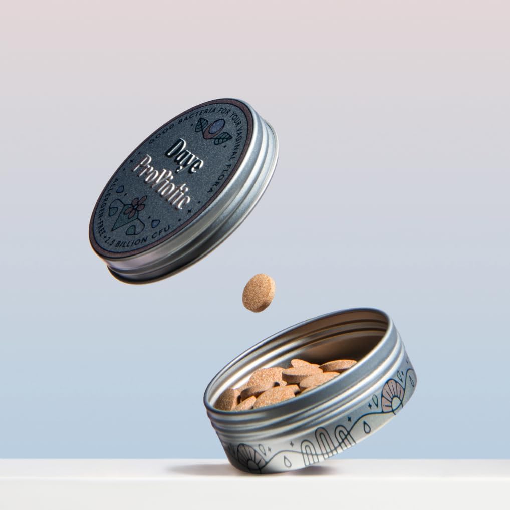 DAYE ProViotics: Womens Probiotic für pH Balance. Weibliche Vaginale Probiotika. Lactobacillus Plantarum Probiotic Enthält 2.5 Billion Live Cells. Unterstützt gesunde Vaginal und Gut Microbiome.