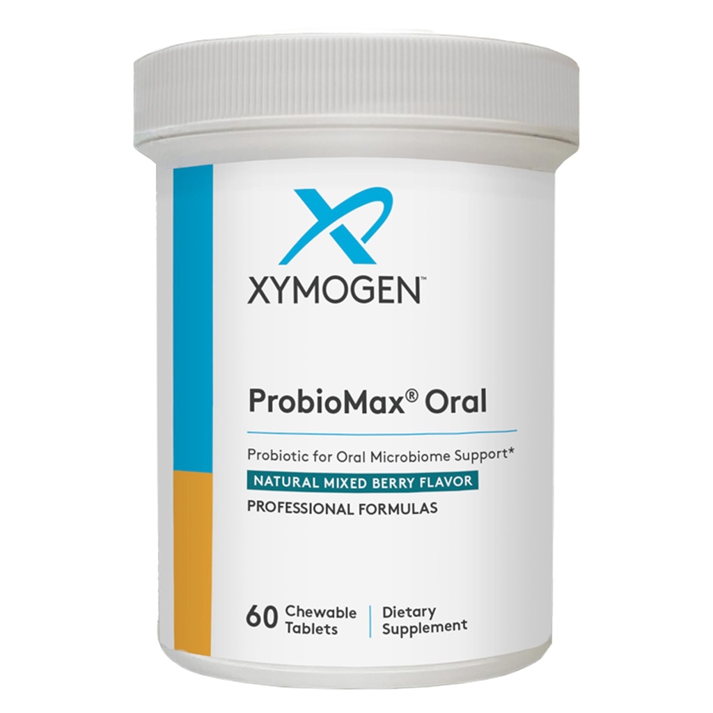 XYMOGEN Oral Probiotics for Gum Health + Dental Care - ProbioMax - Dental Probiotics für einen gesunden Mund mit Bifidobacterium Lactis (60 Tabletten)