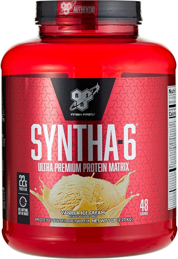 BSN SYNTHA-6 Proteinpulver, Vanille Ice Cream, 80 Unze