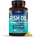NEU AGE Omega 3 Fischöl-Ergänzung Immun- & Gesundheits-Unterstützung – fördert Gelenk-, Augen- und Hautgesundheit - Non GMO - EPA, DHA Fettsäuren Glutenfrei (90 Softgels (Pack von 1))