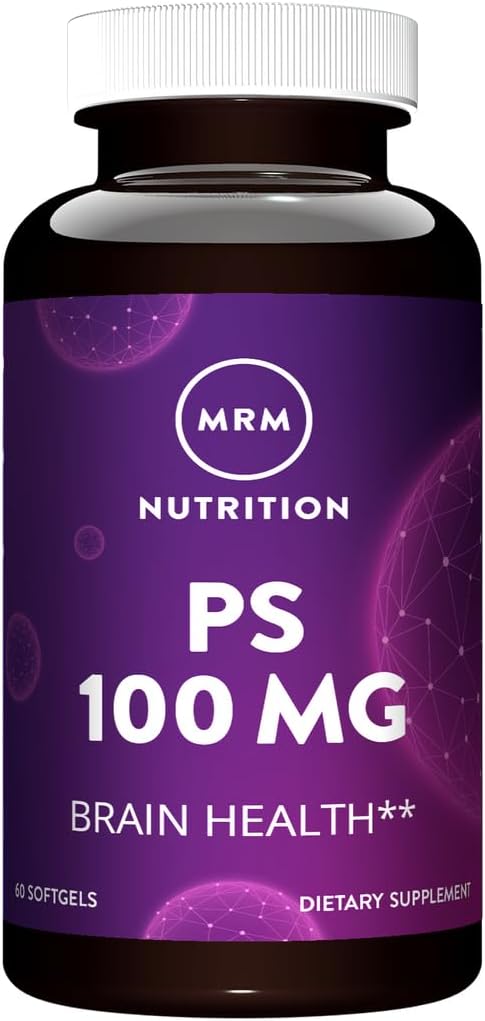 MRM Nutrition PS 100mg | Phosphatidylserine | Gehirngesundheit | Speicher + Lernen | Glutenfrei | 60 Servierungen
