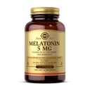 Solgar Melatonin 5 mg, 120 Nuggets - Hilft, Entspannung und Erholung zu fördern - Klinisch untersuchtes Melatonin - Vegan, glutenfrei, Milchprodukte frei, koscher - 120 Portionen