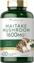 Carlyle Maitake Mushroom Kapseln | 1600mg | 400 Count | Non-GMO & Gluten Free Extract | Pilzergänzung