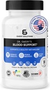 Dr. Emery's Blood Support - Replenishes Vital Nährstoffe, CoQ10, B6, B9, B12 Vitamine, Non GMO, All Natural, Keto Friendly - 30 Kapseln