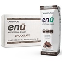 ENU Nutrition Shakes - 20g Protein | 400 Kalorien - Meal Ersatz für Gewichtszunahme (Chocolate, Pack of 24)