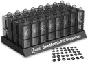 Monatliche Pille Organizer 2 Mal pro Tag, CAidRE 30 Tage Pille Organizer AM PM, Ein Monat Pillen Boxen und Organizer, 31 Tage Pille Organizer mit Wöchentlichen Pillen Halter für Fischöl, Vitamine, Ergänzungen, Schwarz