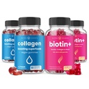 NutraChamps Komplettes Haar, Haut und Nägel Bundle. Biotin, Collagen, Keratin