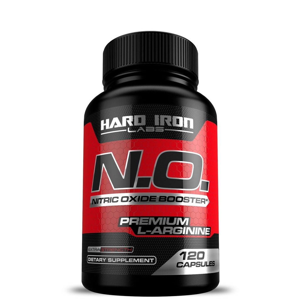 N.O. Nitric Oxide Booster mit L-Arginin, L-Citrulline, Beta Alanine, AAKG - Non-GMO, Glutenfrei, Vegan - Pre-Workout Ergänzung für Muskelwachstum, Stamina, Energie, Pumpen, Vascularity - 120 Kapseln