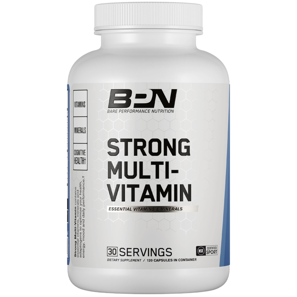 BARE PERFORMANCE NUTRITION, BPN Strong Multi-Vitamin, Foundational Health, Verbesserte Stimmung und Schlaf, Adaptogene, Verbesserte kognitive Gesundheit