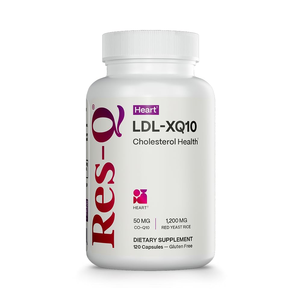 Res-Q LDL-XQ10 (früher LDL-X) Red Yeast Rice und CoQ10 Supplement,120 Kapseln