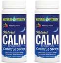 Natürliche Vitalität natürliche Beruhigung Beruhigende Schlaf (Wildberry Flavor), 2 Pack