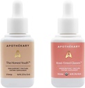 Apothékary Beauty Duo, Kräuterergänzung Bundle, Rose getönte Gläser und die Ehrliche Jugend