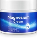 Magnesium Lotion - Themaales Magnesiumöl für Füße mit Vitamin E - Bios Magnesium Body Butter für fördert tiefe Entspannung, beruhigt Muskelspannung, verbessert Gesamt Wohlbefinden