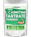 XPRS Nutra L Carnitin L Tartrate Powder - Premium Pure L Carnitin Tartrate - L-Carnitin - Vegan Friendly Bulk L Carnitine Powder - Amino Acid Supplement (4 Unze)