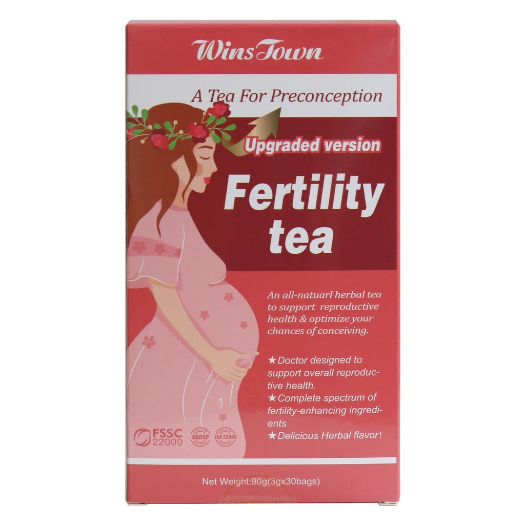 Fruchtbarkeit Tee für Frauen Preconception, unterstützt Ovulation, Empfängnis & Hormonal Balance, 30 Teebeutel