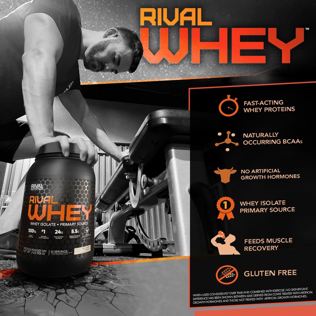 Rival Nutrition Rival Whey – Fruchtiger Getreide, 5lbs