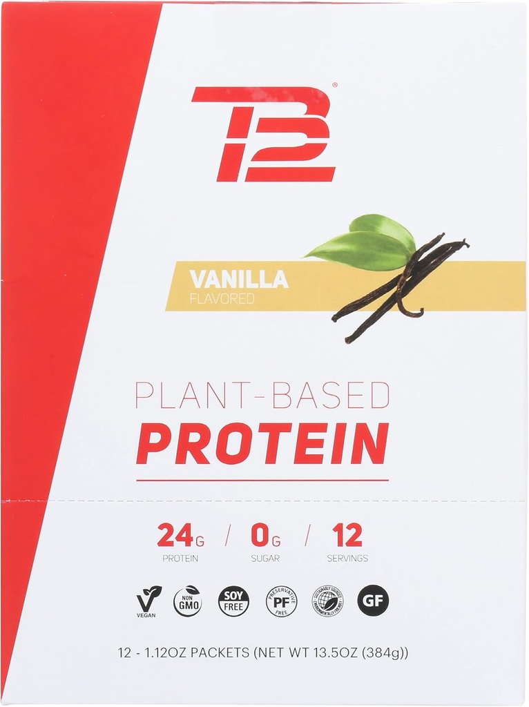 TB12 Vanilla Protein Powder, jeweils 1,12 OZ, 12 Count (Pack von 1)