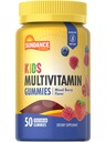 Sundance Kids Multivitamin Gummie | mit Vitaminen D3, C, B12 und Zink | 50 Count | Gemischte Beeren Geschmack | Vegetarisch, Non-GMO & Gluten Kostenlose Ergänzung