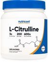 Nutricost Pure L-Citrullin (Base) Pulver (600 Gramm)