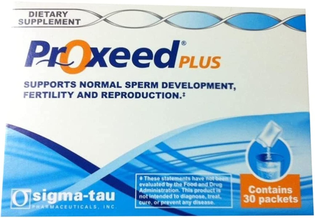 Proxeed Plus Male Fertility Supplement, Male Enhancing Supplement, Fertility Support, 270 Servietten, 9 Boxen