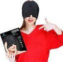 Migräne Kopfschmerzen Relief Cap, 360 Full Head Hot and Cold Therapy Hat mit Cool Gel, Ice Head Wrap und Cold Pack Maske, Eye Cap für Spannung und Stress Relief