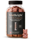TruHeight Growth Gummies (Watermelon) Natural Growth & Development Supplement for Kids & Teens - Vitamin D, K, Calcium & Ashwagandha - Knochenstärke Vitamine D3 K2 - Picky Eater Vitamin - Alter 5+
