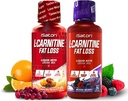 iSatori L-Carnitin 1500, Flüssiges L-Carnitin mit Acetyl L-Carnitin, gemischte Berry Flavor (24 Servierungen) & Malibu Beach Flavor (24 Servierungen)