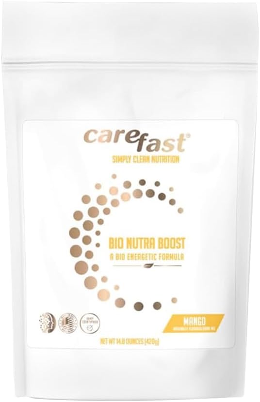 CAREFAST® Bio Nutra BoostTM | Nutritional Drink Mix for Mind and Body | Verbesserte Wohlbefinden und tägliche Gesundheitsunterstützung | Über 55 Ganze Nahrungsnährstoffe mit 120+ Vitaminen, Mineralien und Antioxidantien