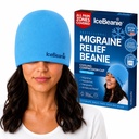 IceBeanie Migraine Relief Cap, Wie auf Hai Tank gesehen, Weiche & Stretch-Gel Tension Kopfschmerzen Relief Cap, erweiterte Kühl Hangover Ice Hat, Odorless Kopf Wrap Ice Pack Wrap, Headache Migraine Maske