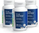 NatureCity True-Osteo pflanzliche Nahrungsergänzungsmittel für Knochenstärke | AlgaeCal Calcium & Magnesium, Pflanzenbasiertes Vitamin D3, Vitamin K2, Silicon| Gentle on Stomach (360 Kapseln)