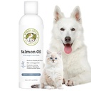 Wholistic Pet Organics Lachsöl: Deep Sea Wild Alaskan Lachsöl für Hunde und Katzen - Natürliche Omega 3 Dog Fish Oil Supplement mit EPA und DHA für Haut, Mantel, Herz und Nervensystem Gesundheit