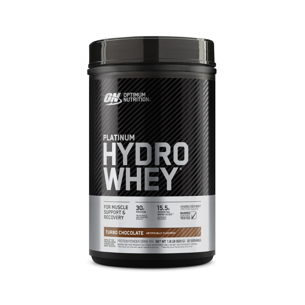 Optimum Nutrition Platinum Hydro Whey, Turbo Chocolate, 1.75 Pfund