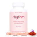 Pure Saffron Extract-Rhythmus Attitude Adjustment | Women's Daily PMS Support Supplement | 60 Kapseln | Pure Saffron Extract