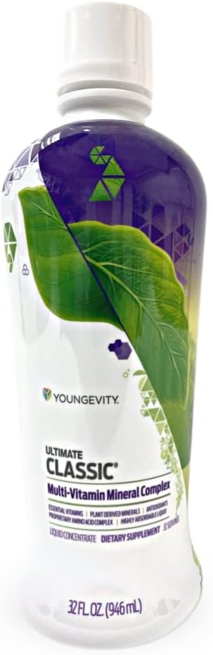 Youngevity Ultimate Classic - Multi-Vitamin & Mineral Complex | Natürliche Quelle von essentiellen täglichen Nährstoffen | Hoch absorbierbare Flüssigkeit | (2)