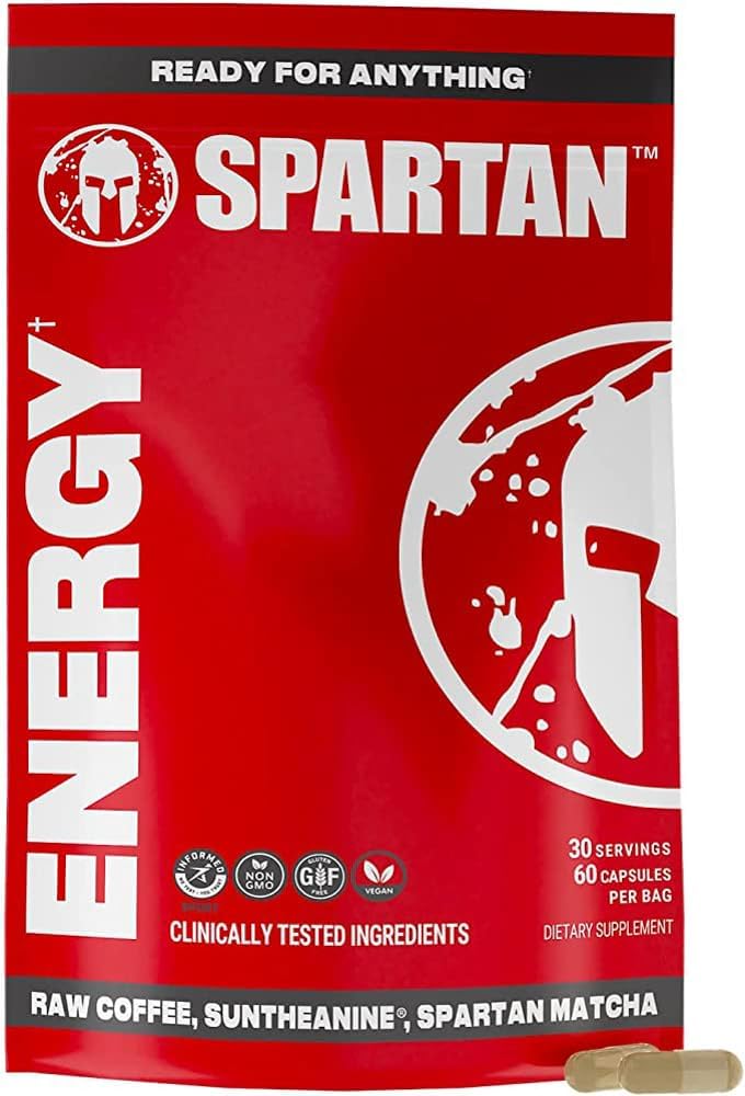 Spartan, Energy Capsules, Long-Lasting Energy Der Weg Mutter Natur intensiviert, proprietäre Mischung von natürlichen Koffein, Suntheanine und Organic Matcha, 60 Count