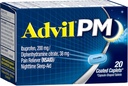 Advil PM (20 Count) Schmerzlinderung/Nachtzeit Schlafhilfe beschichtetes Caplet, 200mg Ibuprofen, 38mg Diphenhydramin