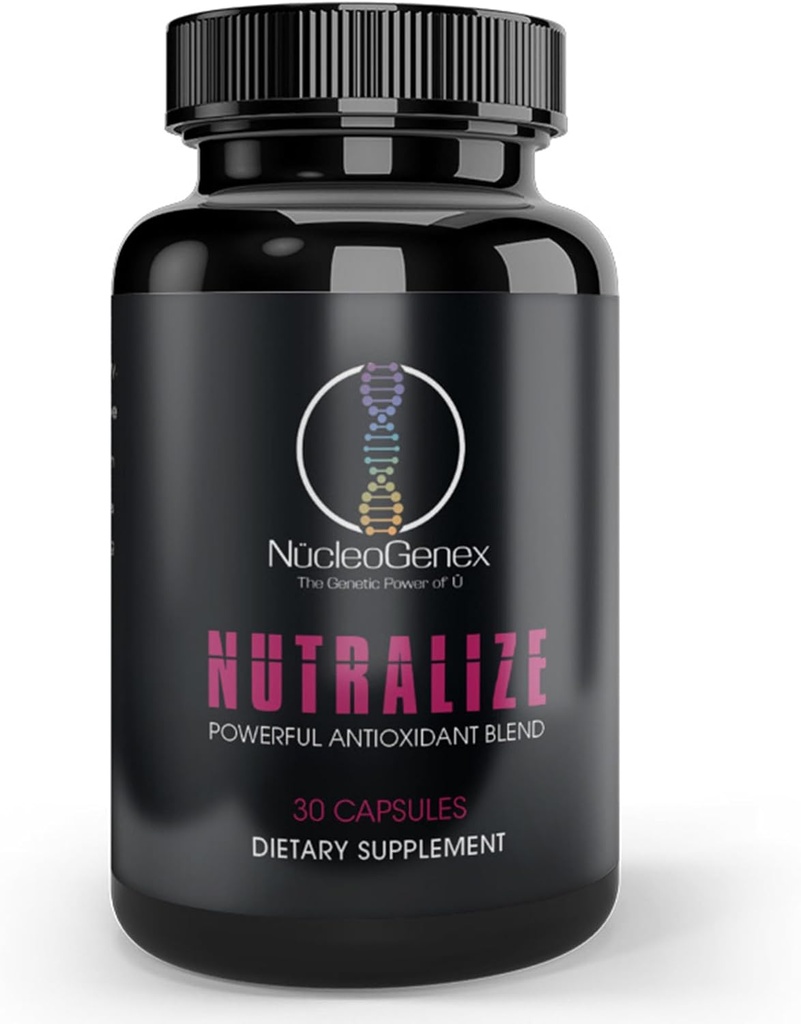 Nutralize - Der Schlüssel zur Unterstützung eines gesunden Alterungs- und Immunsystems - Potent Blend für leistungsfähigen Zellschutz - Xanthohumol, CurcuPrime, C-60 Complex, PureQQ - 30 Kapseln