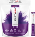 PARTYAID GO Spüren Sie Gute Nacht und morgen, Zero Sugar, 5-HTP, B-Komplex, Milchdistel, Elektrolyte, keine künstlichen Geschmacksrichtungen oder Süßungsmittel, Koffeinfrei, 30 Count (Pack von 1)