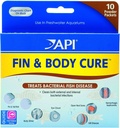 API 2 Pack von Fin und Body Cure Süßwasser Fisch Heilpulver zur Behandlung von Bacterial Diseases, Treats Body Slime, Augenwolke, Fin und Tail Rot, und Gill-Krankheit (10-Count) (2 Artikel)