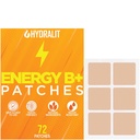 Energy Patch für Erwachsene Männer Frauen topische tägliche Wellness Awake B12 Aufnäher Enthaltene natürliche Inhaltsstoffe Boost Time-Released Formel Langlebige Haut Reisen Freundlich 72 Pack