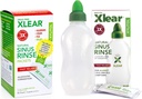 Xlear Natural Xylitol Sinus Rinse Refill, Neti Pot Saline Packets - Nasenreiniger für Schnelldruck und Stauhilfe, arbeitet mit den meisten Nasenbewässerungssystemen, 50 Zähler und 1 Rinse Bottle